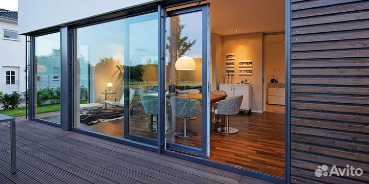 Алюминевые окна, HS порталы, перегородки, фасады