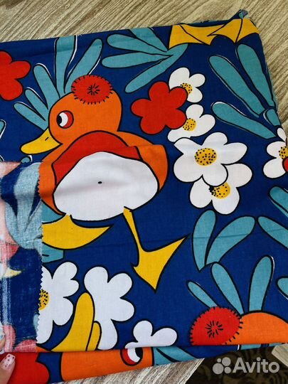 Ткань советский плотный поплин Утята