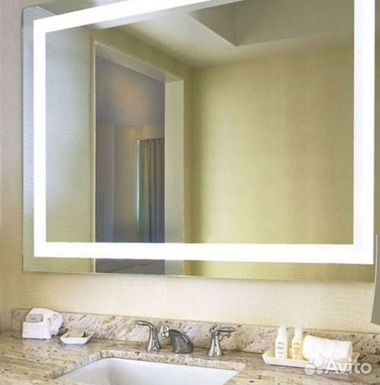 Черное зеркало с подсветкой