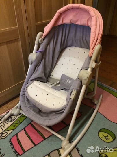 Детская кроватка-кресло-качалка Kinderfraft