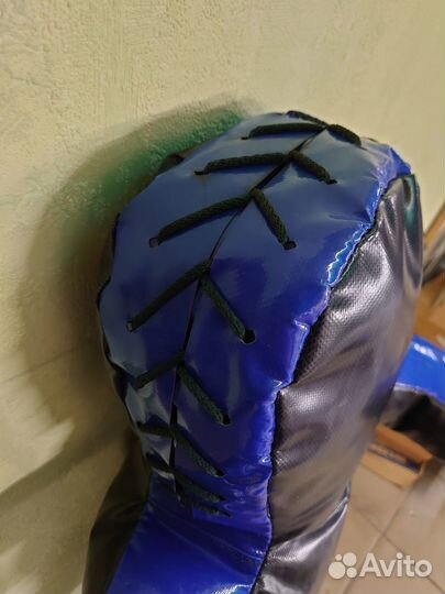 Манекен борцовский 130 см черно-синий