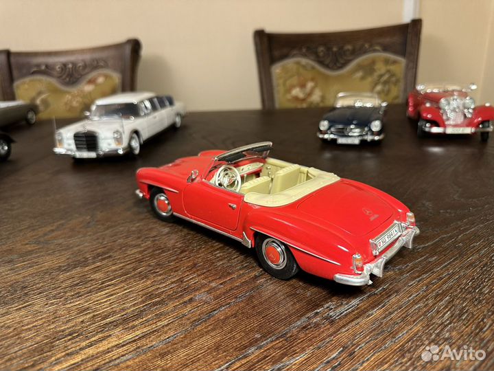 1:18 Mercedes-Benz W100, 190SL, 500K Roadster