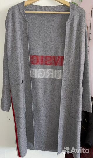 Кардиган женский длинный