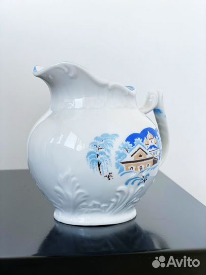 Молочник от сервиза «Зима» Вербилки СССР