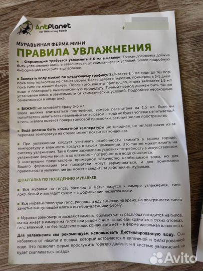 Формикарий муравьиная ферма Без муравьев