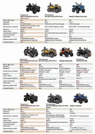 Квадроцикл aodes pathcross MAX 800 красный