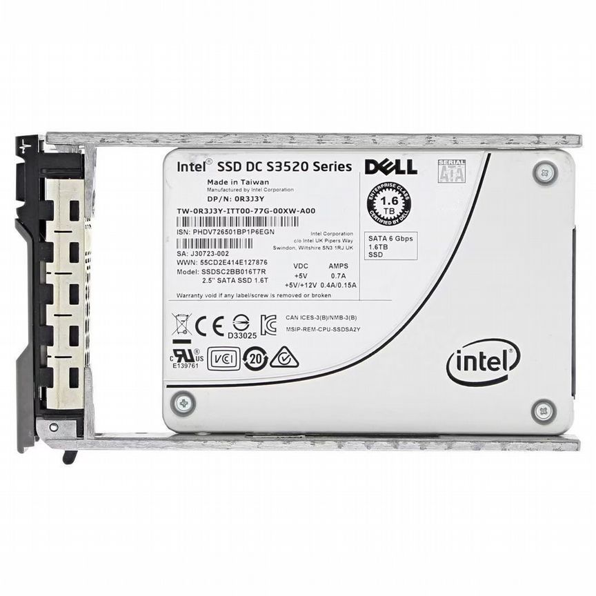 [R3J3Y] Жесткий Диск Dell 1.6tb Sata3 2,5" Ssd R3j3y