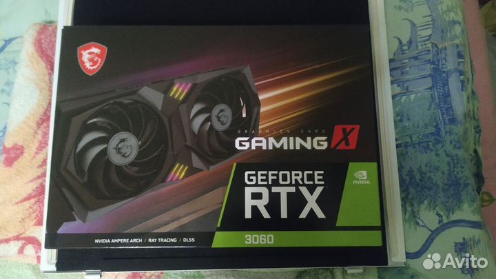 Видеокарта MSI GeForce RTX 3060 gaming X 12Гб