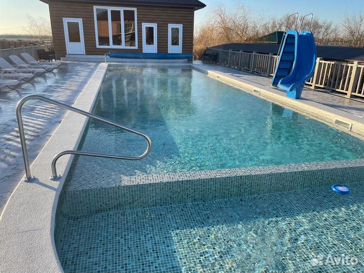 База отдыха, горячий бассейн, рыбалка