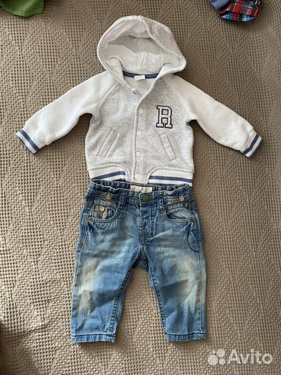 Детская одежда пакетом на мальчика бренды 4-9 мес