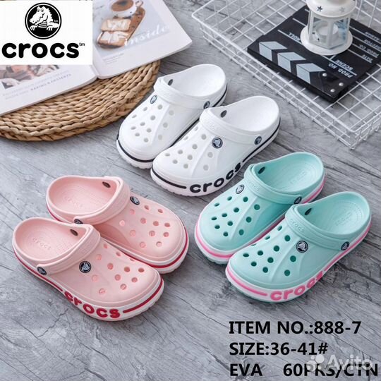 Женские шлепанцы crocs