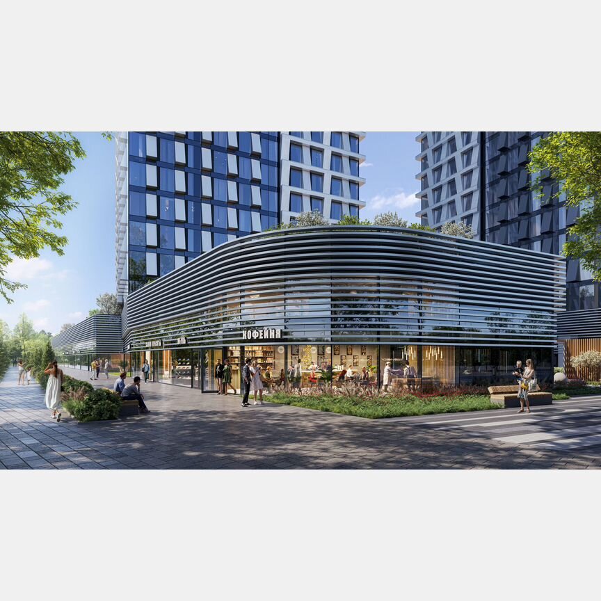 2-к. апартаменты, 46,5 м², 16/35 эт.