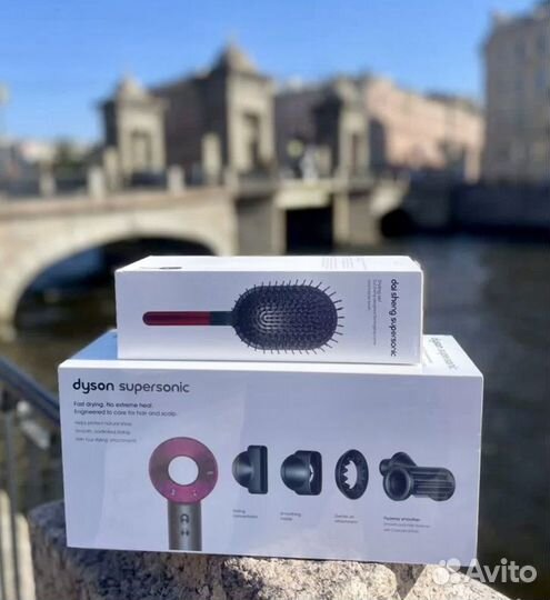 Фен dyson supersonic hd08 малайзия новый розовый