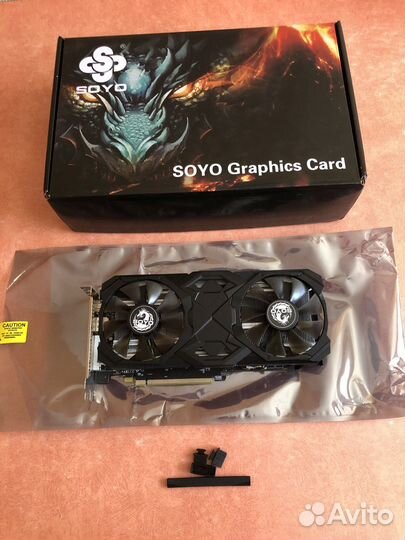 Видеокарта rx580 8gb soyo