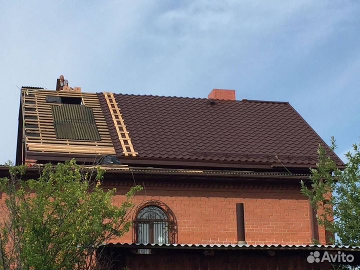 Кровельные работы ремонт старой крыши