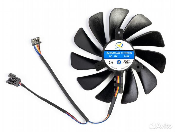 Вентилятор для видеокарт XFX RX580 RX570