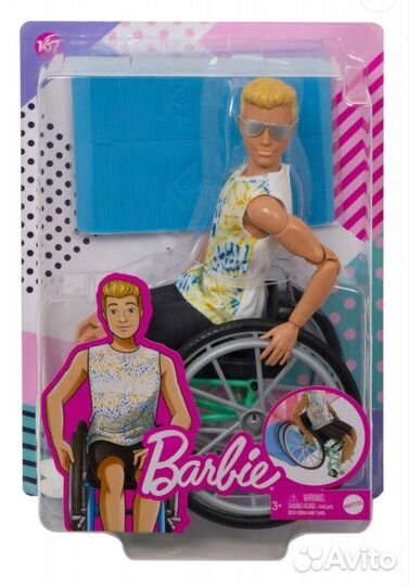Кукла Barbie Ken Fashionista Doll #167, редкий