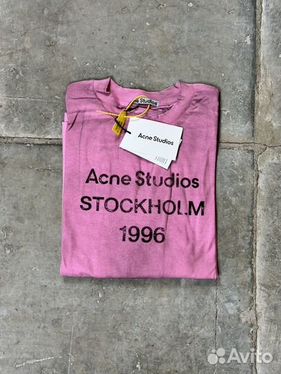 Лонгслив Acne Studios Pink Stockholm 1996, S-XL