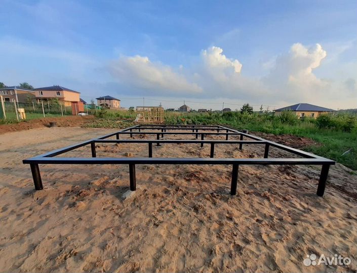 Фундамент на винтовых сваях