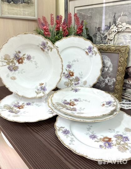 Антикварные тарелки Франция