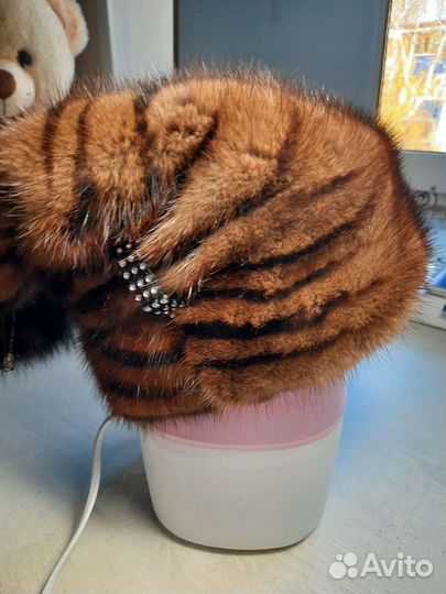 Шапка норковая женская