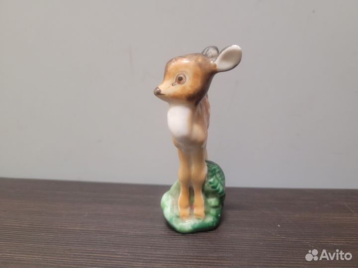 Фарфоровая статуэтка оленёнок Бэмби лфз