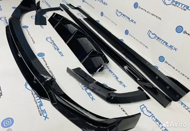 Обвес BMW X6 G06 Performance / Х6 Г06 сплиттер Диф