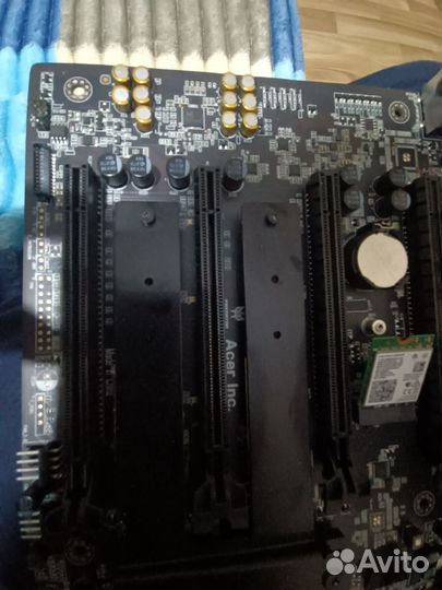 Мать x299 cpu i7 7800x