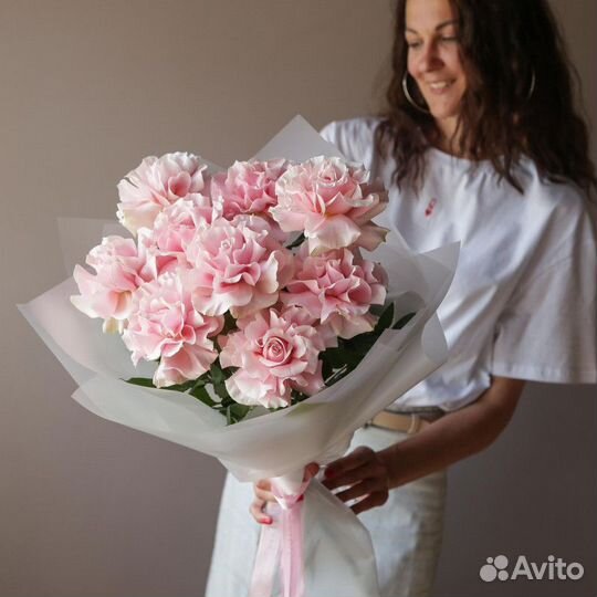 Букет Французский Роз Бесплатная доставка