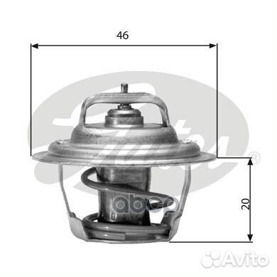 Термостат dodge caravan 3.0-3.8 95-01 TH02791G1