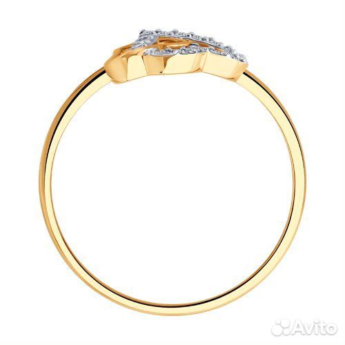 Кольцо Diamant из золота, 51-110-02914-1, р.17,5