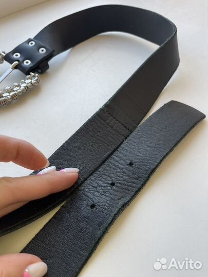 Итальянский кожаный ремень