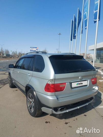 BMW X5 4.6 AT, 2003, 207 000 км