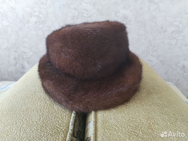 Шапка норковая женская 56 57