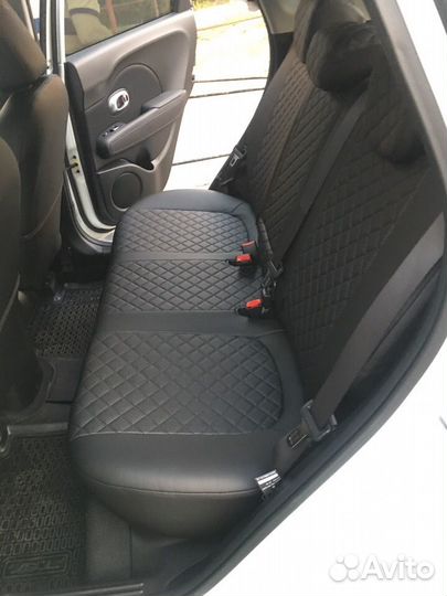 Чехлы KIA Soul Экокожа ромб Автопилот