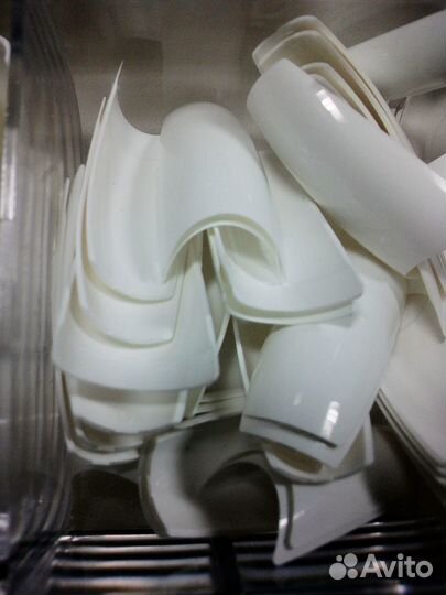 Типсы для наращивания ногтей Френч, бокс 400 шт