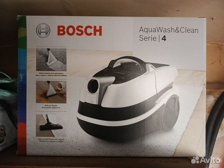 Моющий пылесос bosch