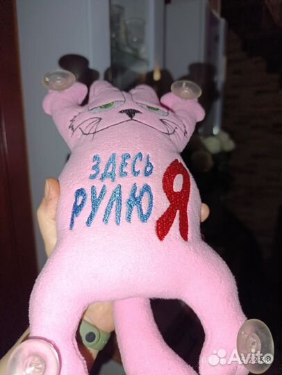 Игрушка Кот Саймон на присосках