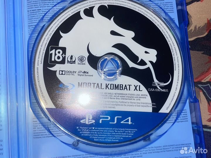 Mortal Kombat XL для пс 4