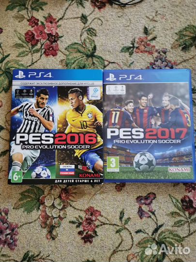 Pro Evolution Soccer 2016 и 2017 (PS4)