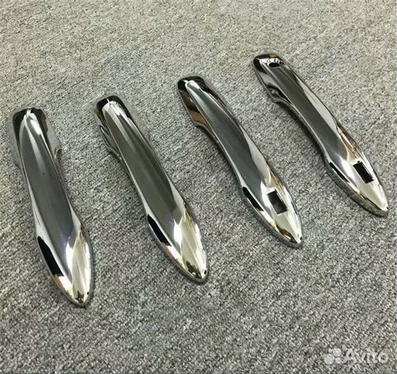 Camry 70 Хром накладки на ручки дверей E8DX1