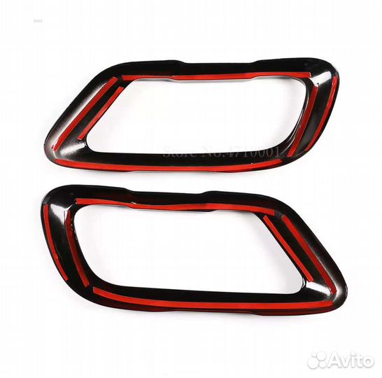 Накладка на глушитель bmw x5,x6,x7(g05,g06,g07)