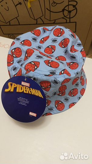 Панама человек-паук детская новая на подарок