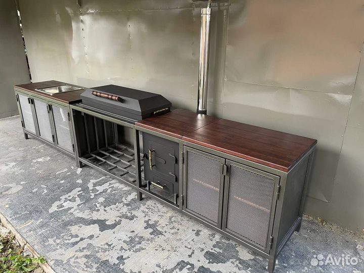 Мангальный комплекс лофт