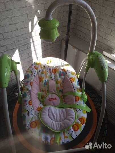 Детские качели шезлонг