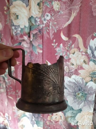 Подстаканник мельхиоровый СССР