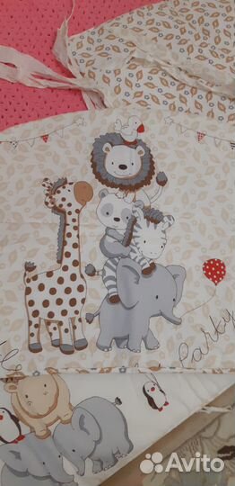 Деткие бортики для мальчика и девочки