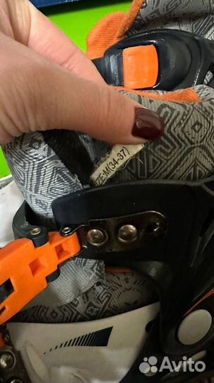 Коньки раздвижные 34-37