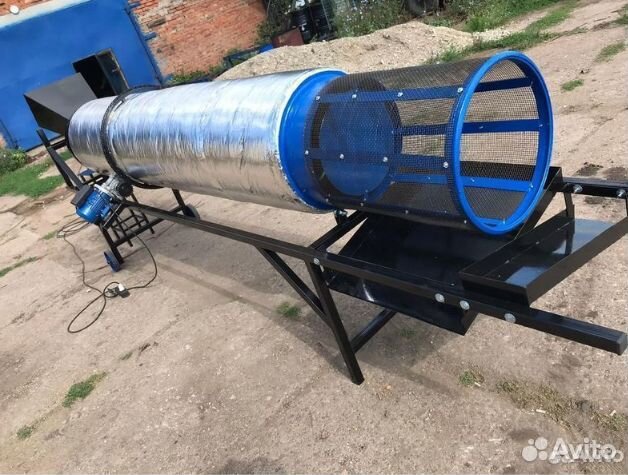 Сушилка для песка опилок, щебня, глины, угля