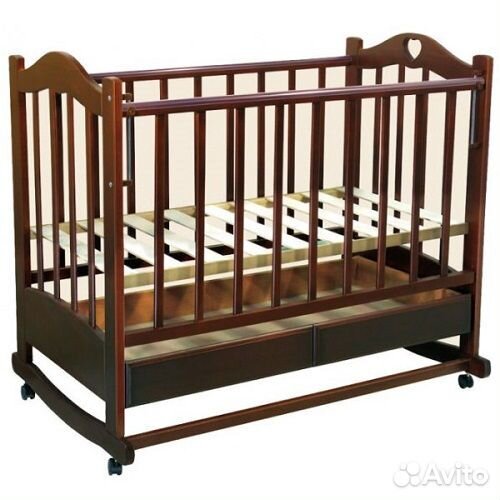 Детская кроватка + качалка Ведрусс Лана 2